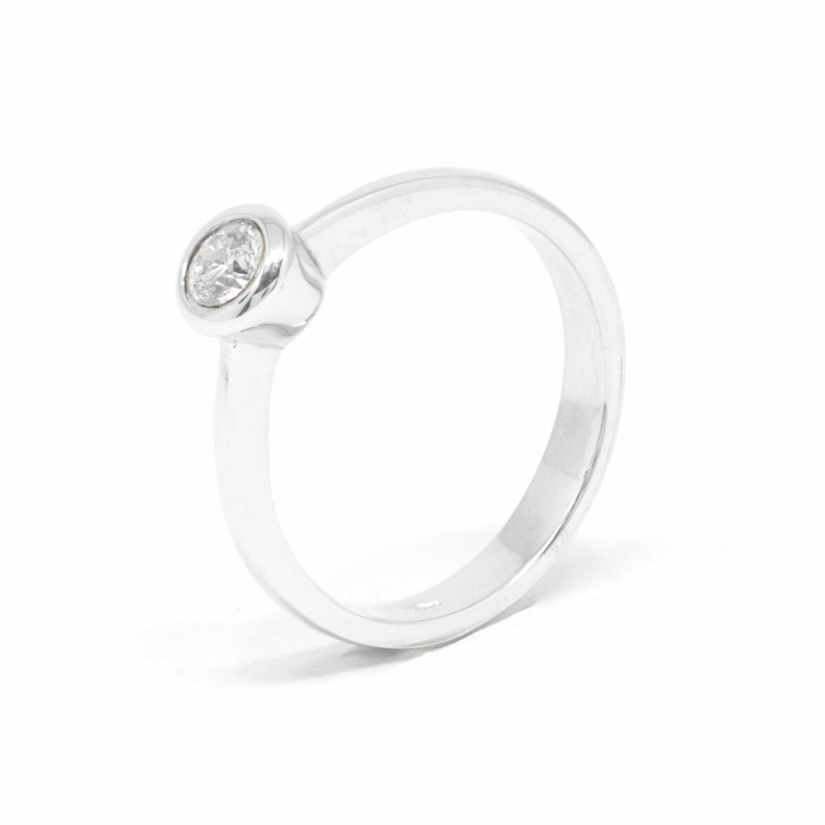 Δαχτυλίδι χρυσό με διαμάντια  Κ18