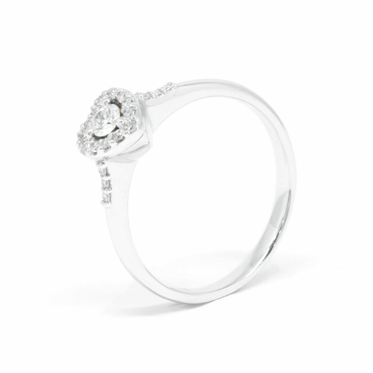 Δαχτυλίδι χρυσό με διαμάντια  Κ18