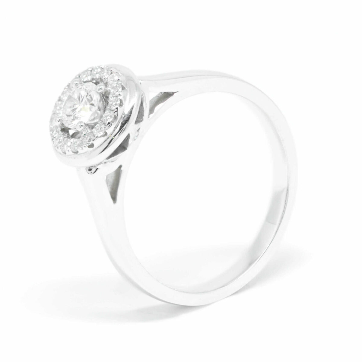 Δαχτυλίδι χρυσό με διαμάντια  Κ18