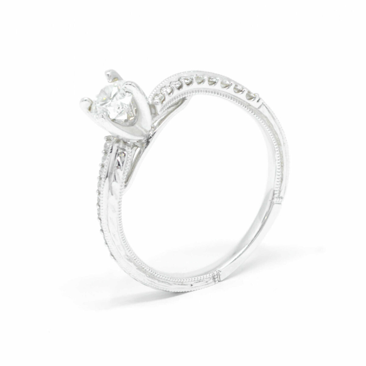 Δαχτυλίδι χρυσό με διαμάντια  Κ18