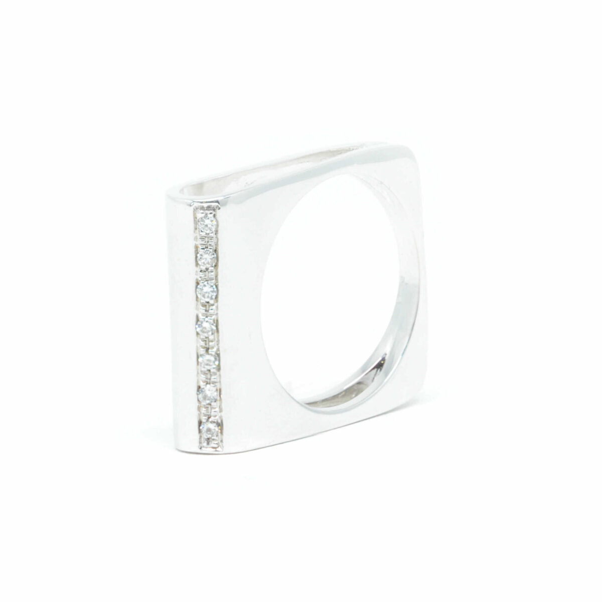 Δαχτυλίδι χρυσό με διαμάντια  Κ18