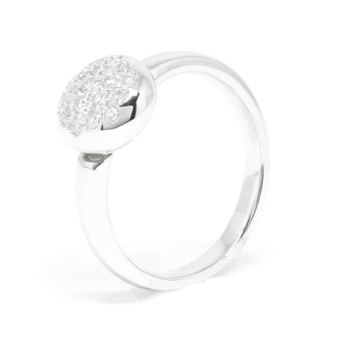 Δαχτυλίδι χρυσό με διαμάντια  Κ18