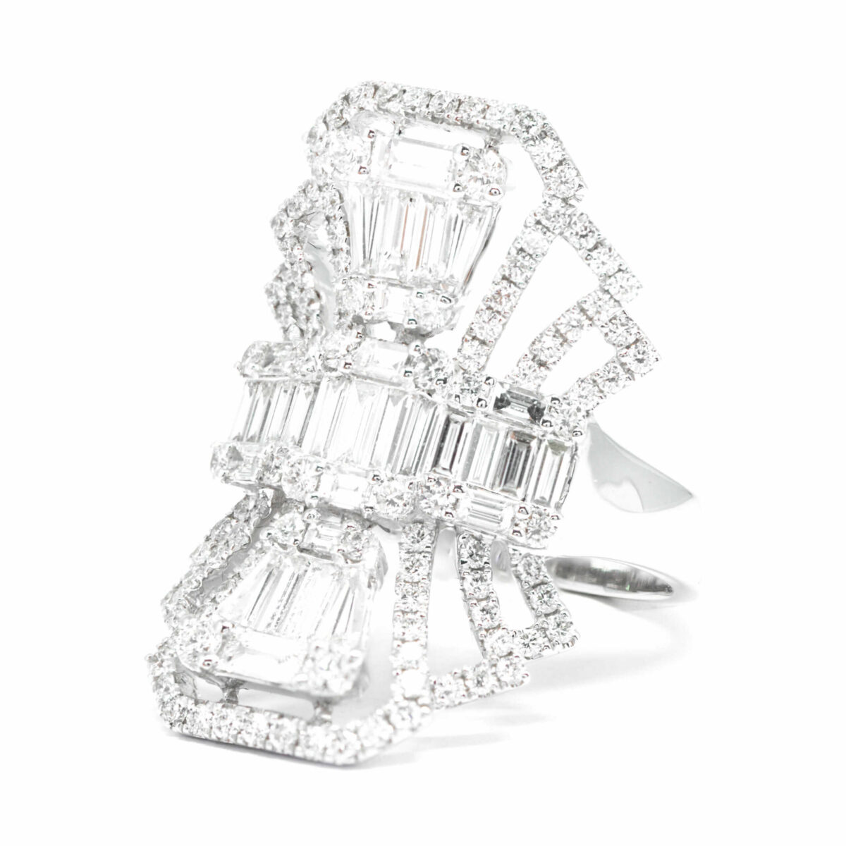 Δαχτυλίδι χρυσό με διαμάντια  Κ18