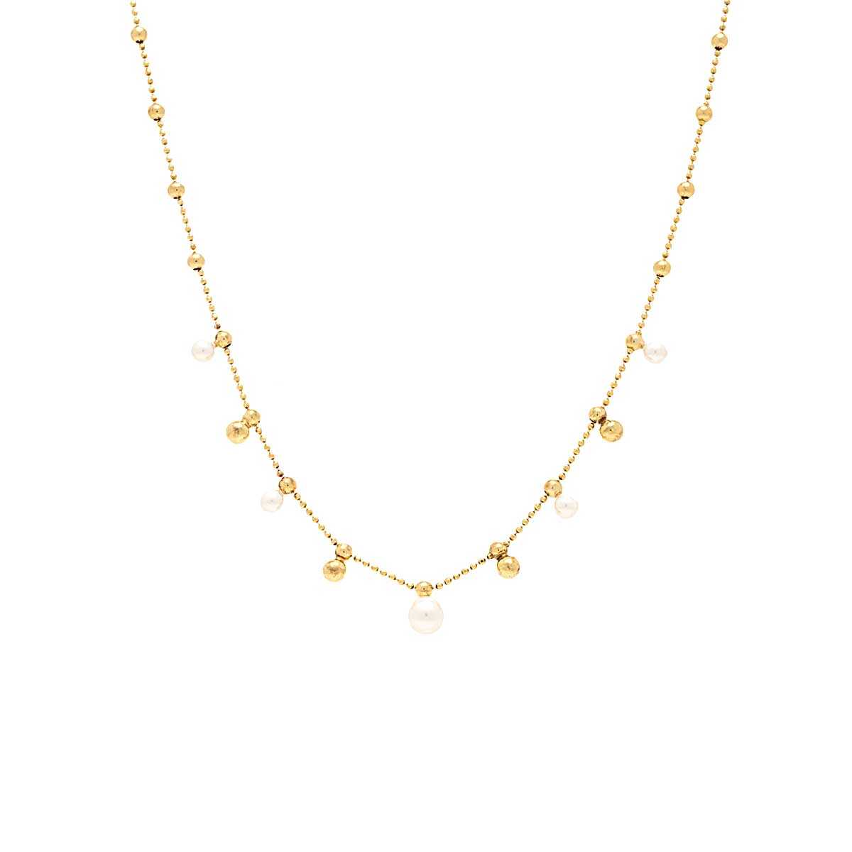 Κολλιέ Χρυσό με μαργαριτάρι