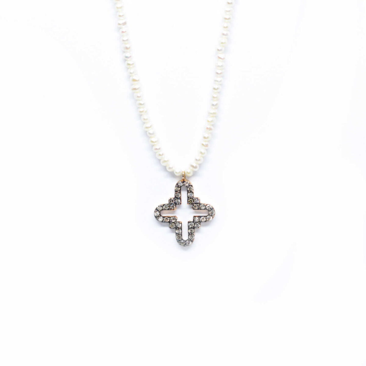 Κολλιέ με διαμάντια Κ18