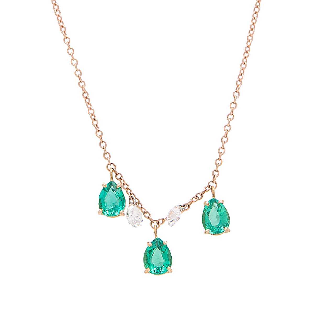 Κολλιέ με διαμάντια Κ18