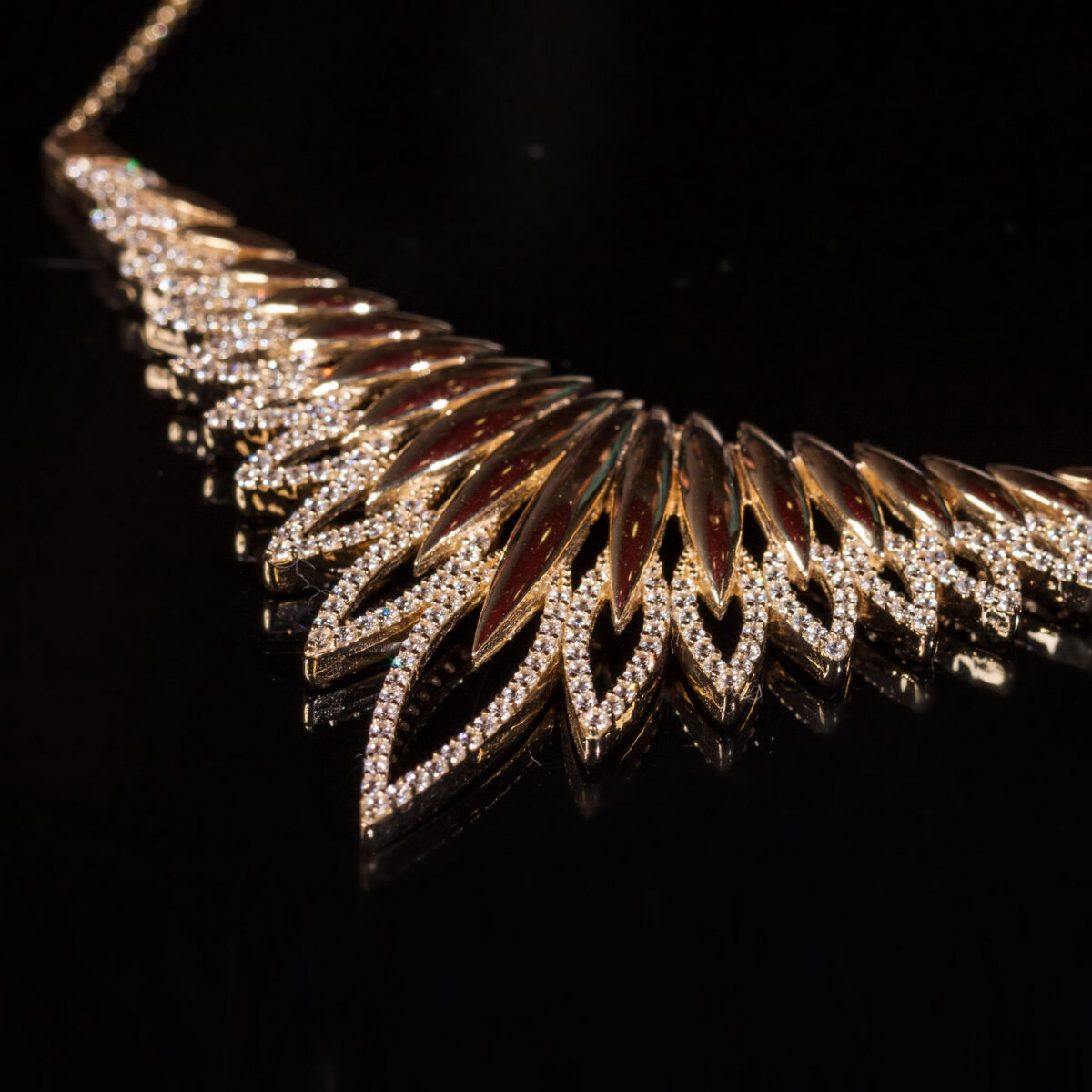 Κολλιέ με πολύτιμες πέτρες Κ14