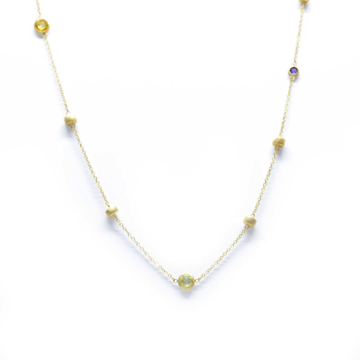 Κολλιέ με πολύτιμες πέτρες Κ14