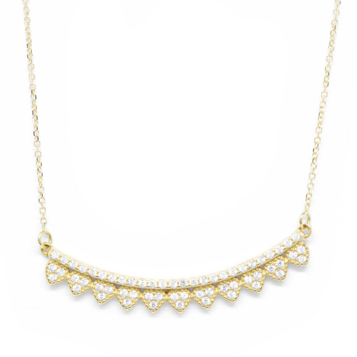 Κολλιέ με πολύτιμες πέτρες Κ14