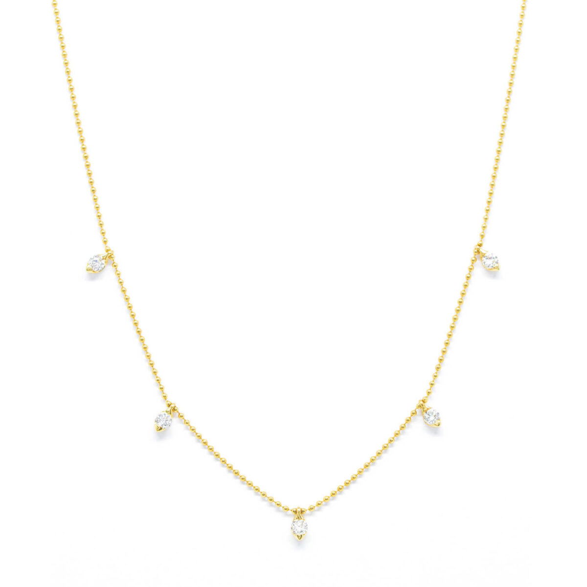 Κολλιέ με διαμάντια Κ18