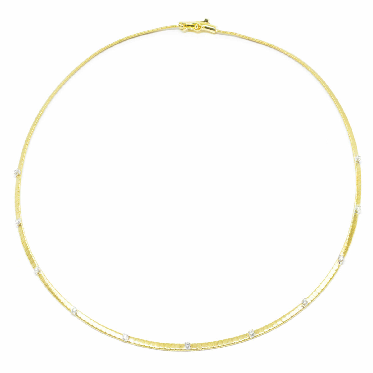 Κολλιέ με διαμάντια Κ18