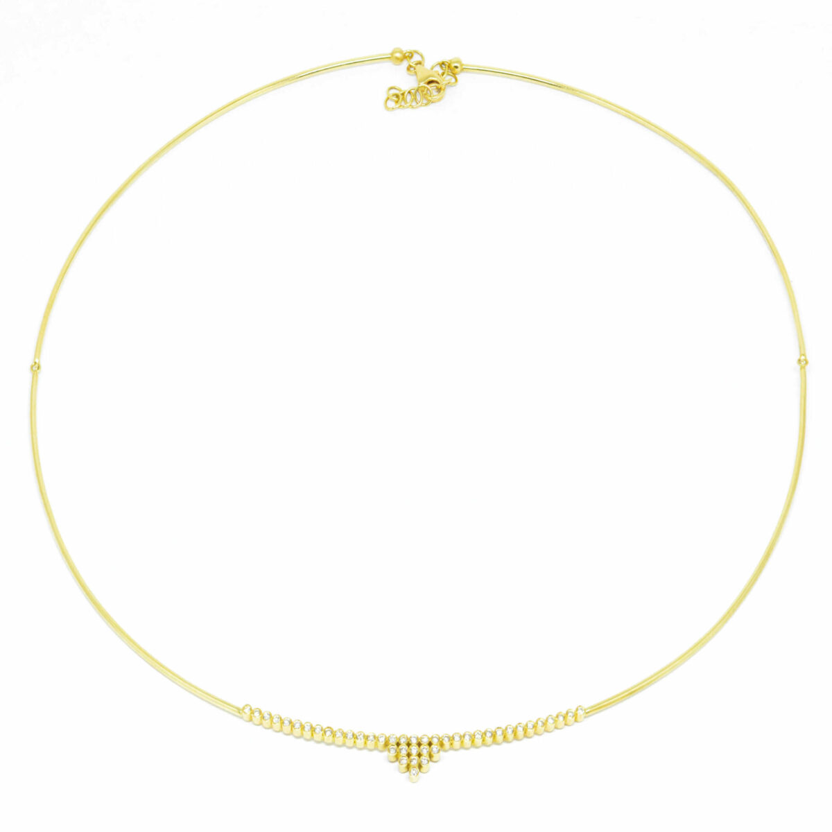 Κολλιέ με διαμάντια Κ18