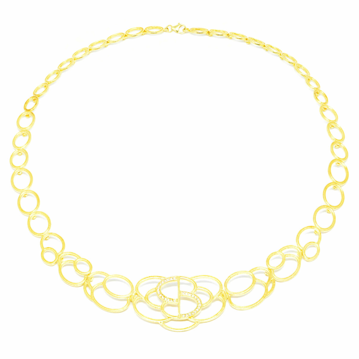 Κολλιέ με διαμάντια Κ18