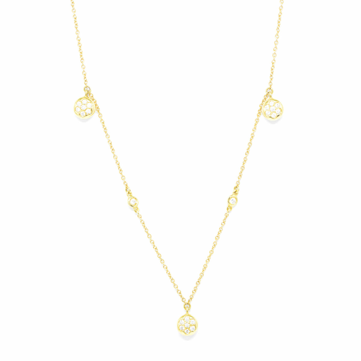 Κολλιέ με διαμάντια Κ18