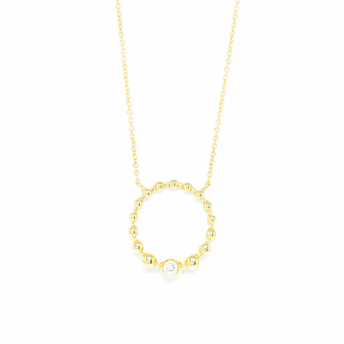 Κολλιέ με διαμάντια Κ18