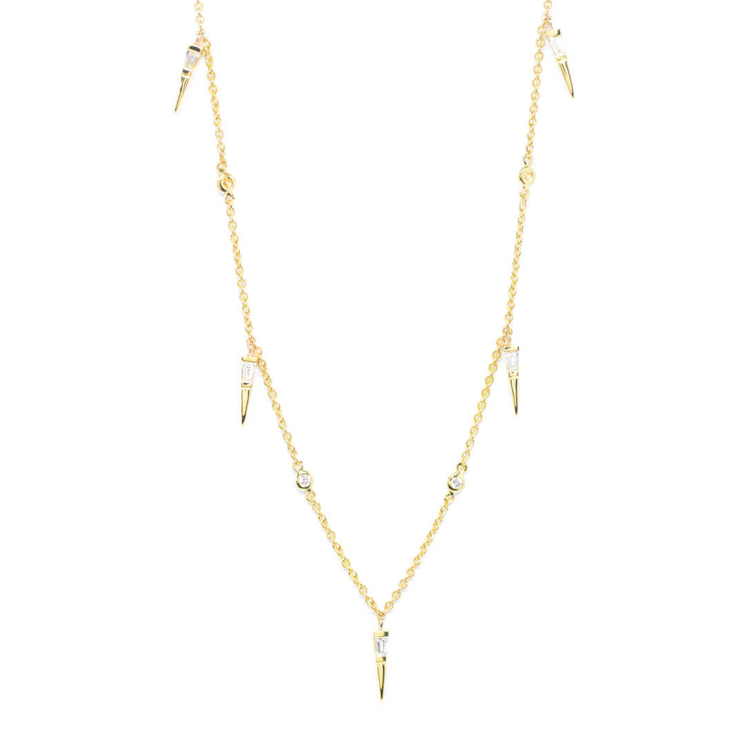 Κολλιέ με διαμάντια Κ18