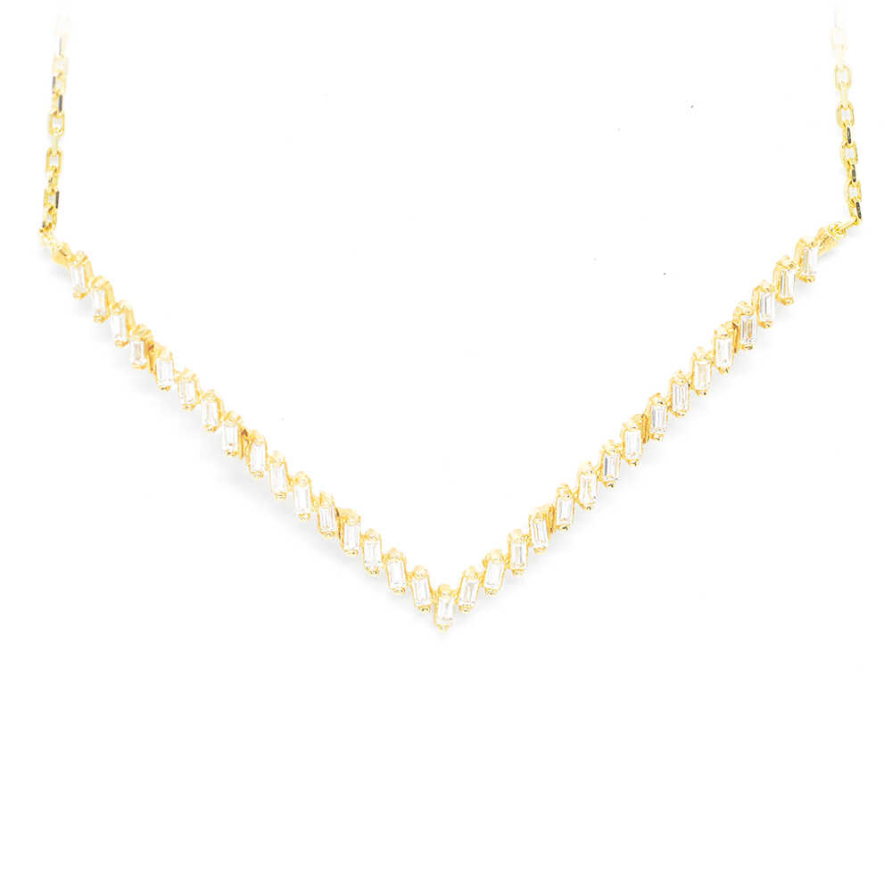 Κολλιέ περιδέραιο από κίτρινο χρυσό 14k