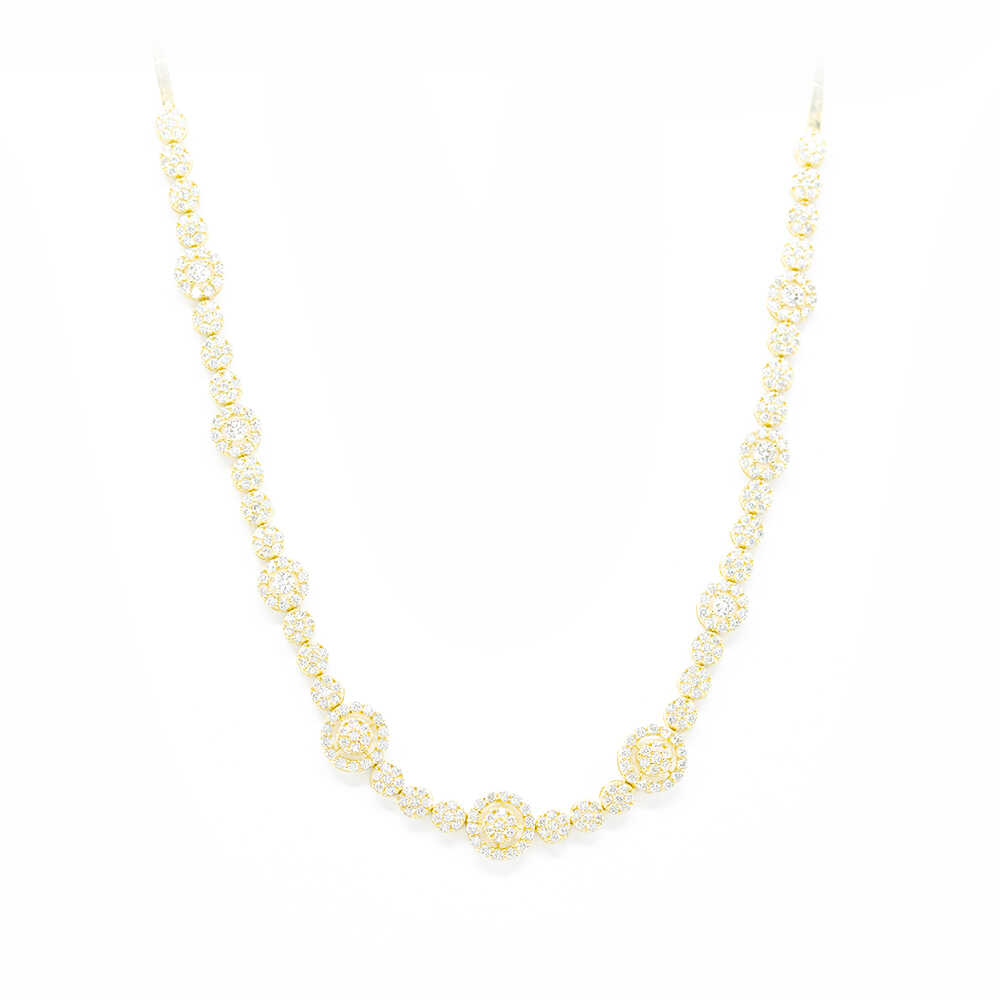 Κολλιέ περιδέραιο από κίτρινο χρυσό 14k