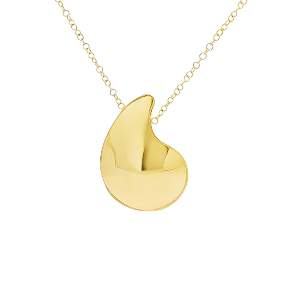 Κολλιέ από χρυσό 14k με εντυπωσιακό μοτίφ σταγόνα