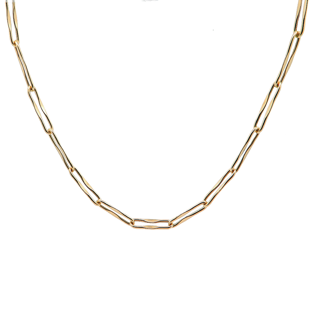 Κολλιέ αλυσίδα πολύ εντυπωσιακή από κίτρινο χρυσό 14k