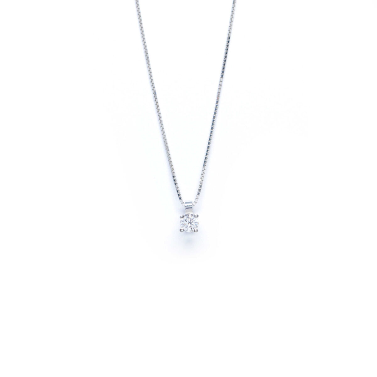 Κολλιέ με διαμάντια Κ18