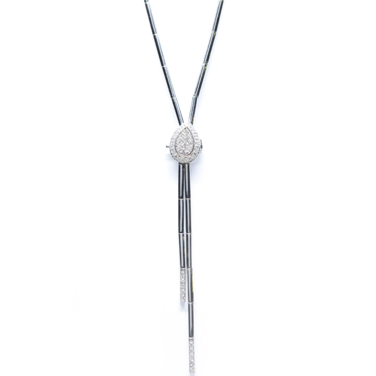 Κολλιέ με διαμάντια Κ18