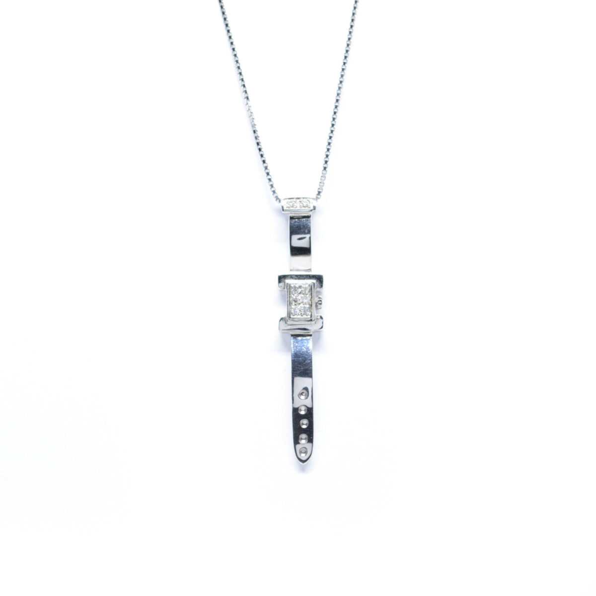 Κολλιέ με διαμάντια Κ18