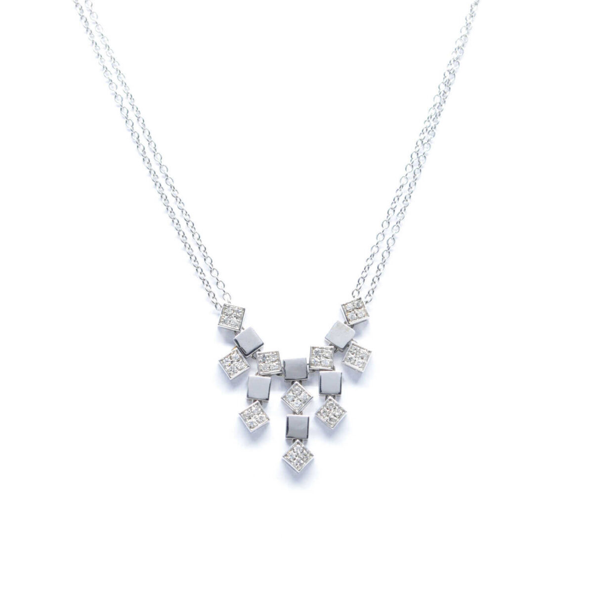 Κολλιέ με διαμάντια Κ18