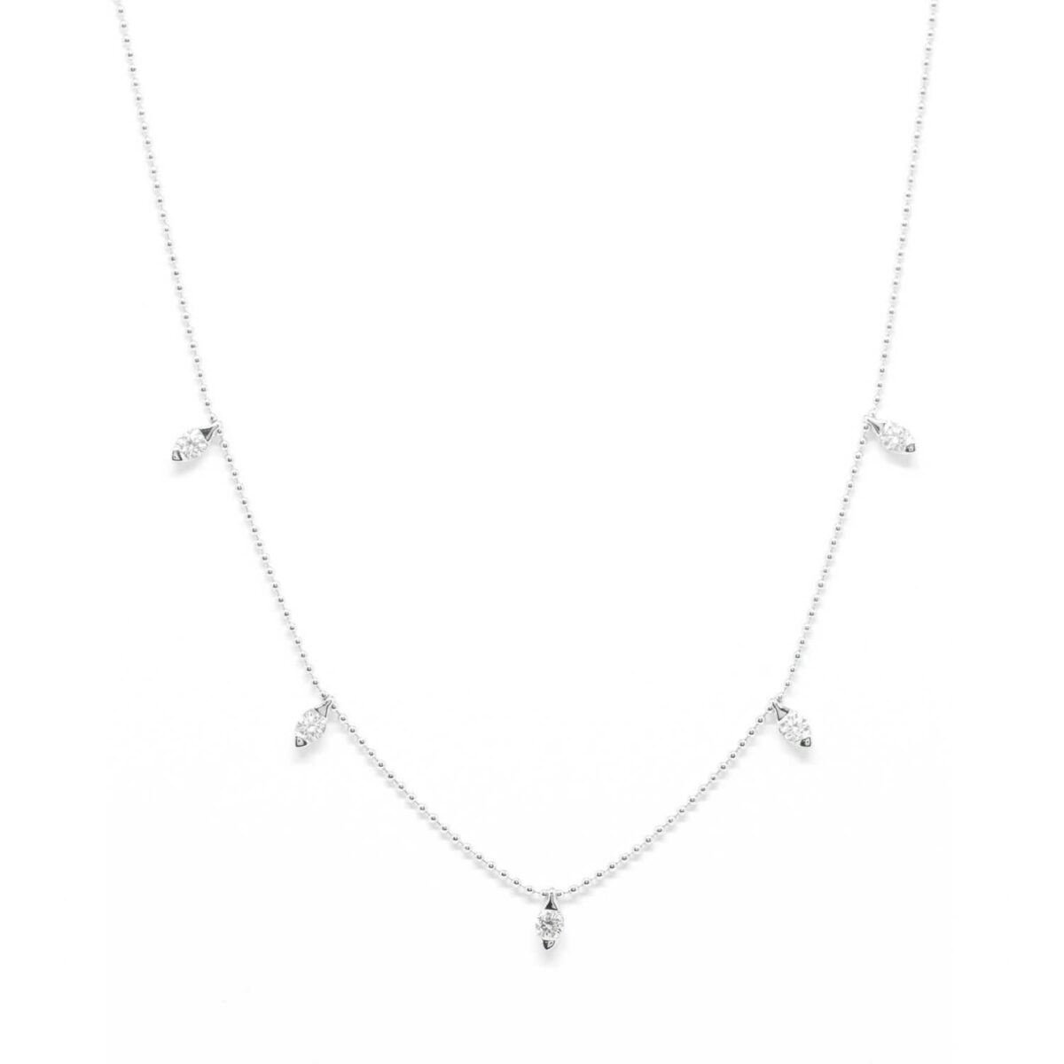 Κολλιέ με διαμάντια Κ18
