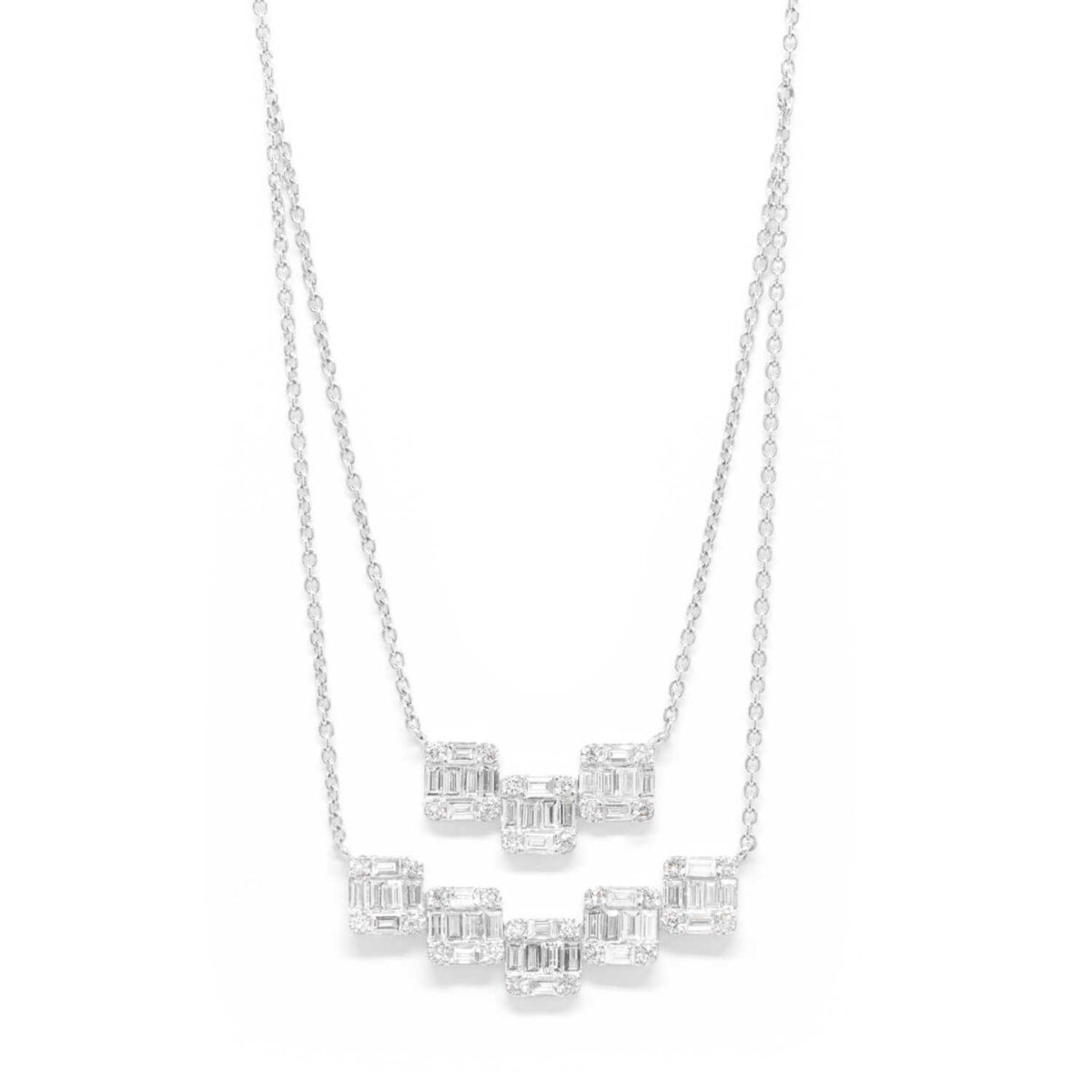 Κολλιέ με διαμάντια Κ18