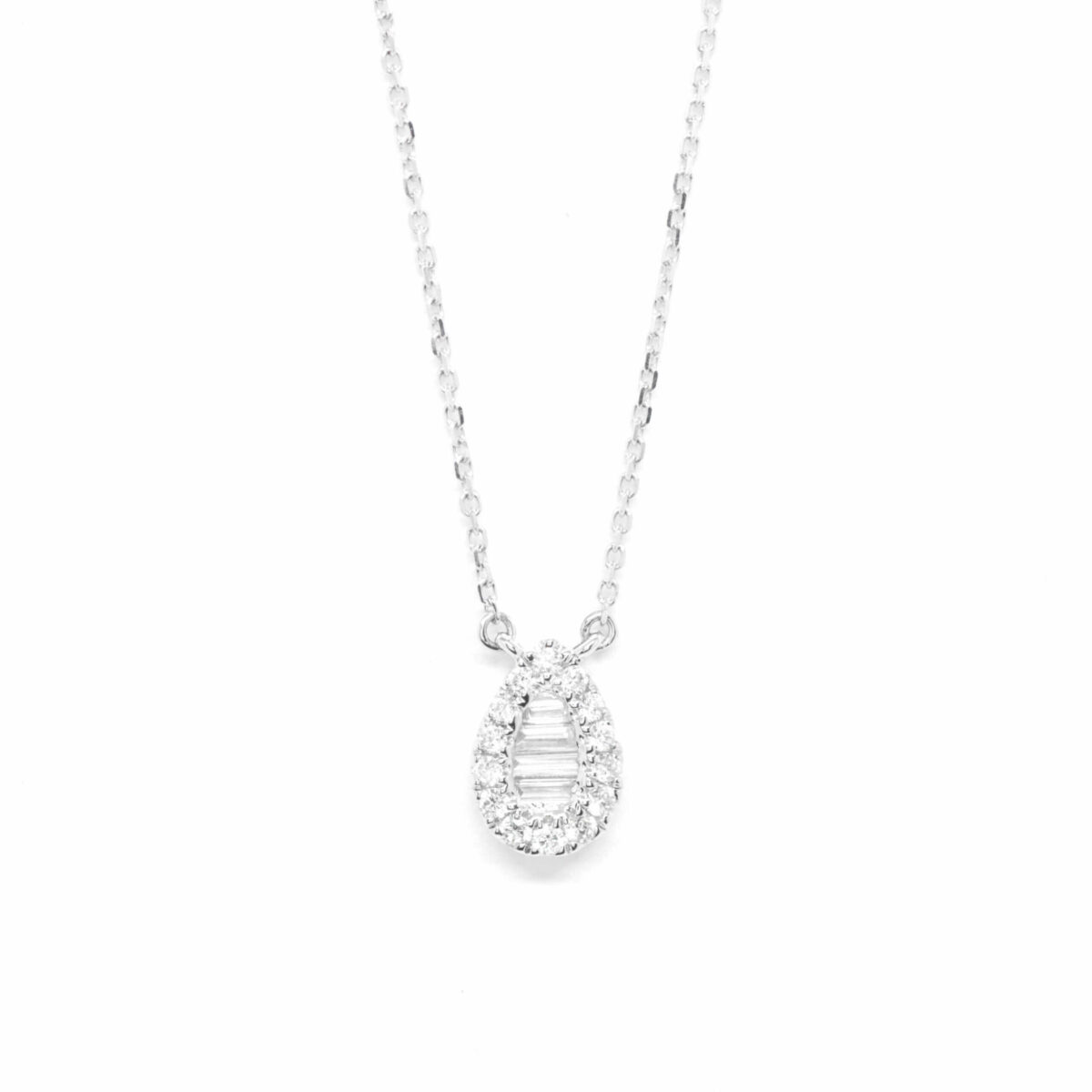 Κολλιέ με διαμάντια Κ18