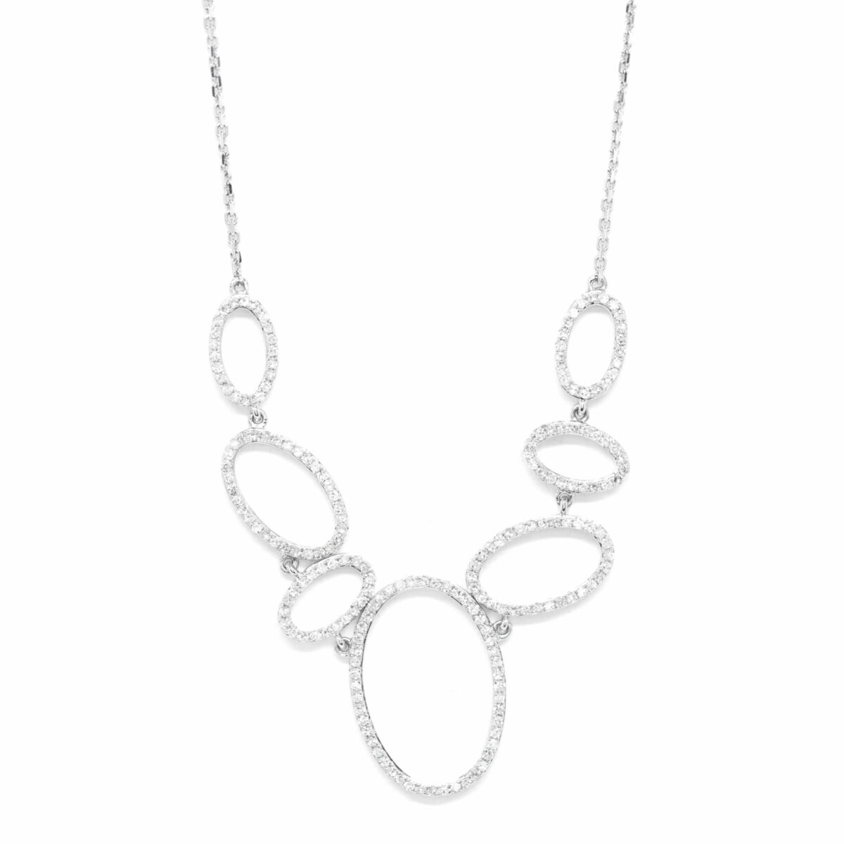 Κολλιέ με διαμάντια Κ18