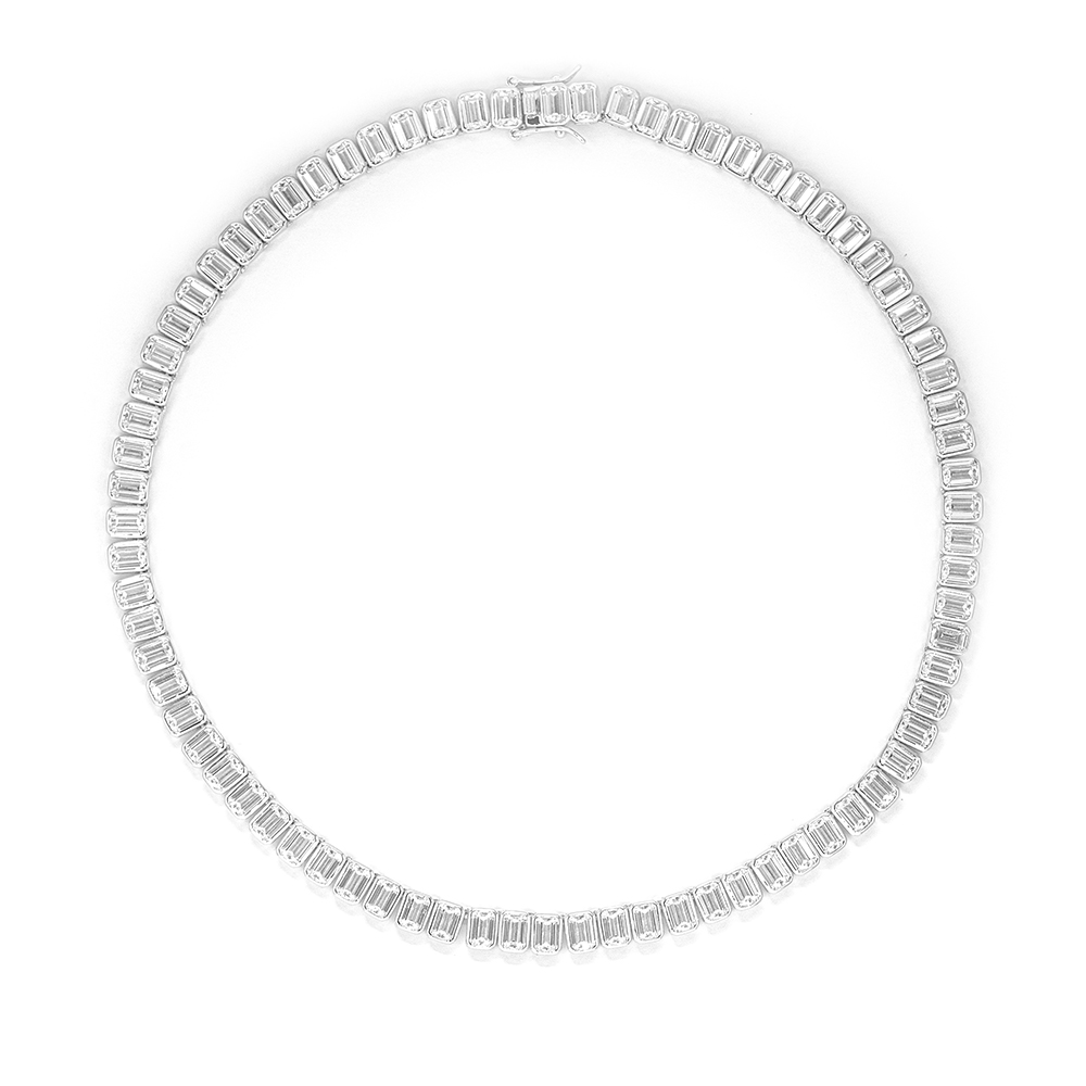 Κολλιέ Ασημένιο Tennis luxury