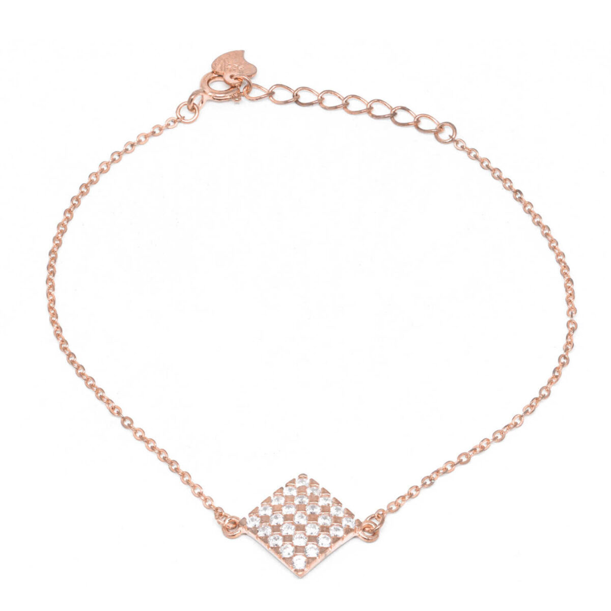 Βραχιόλι ασημένιο με ορυκτές πέτρες