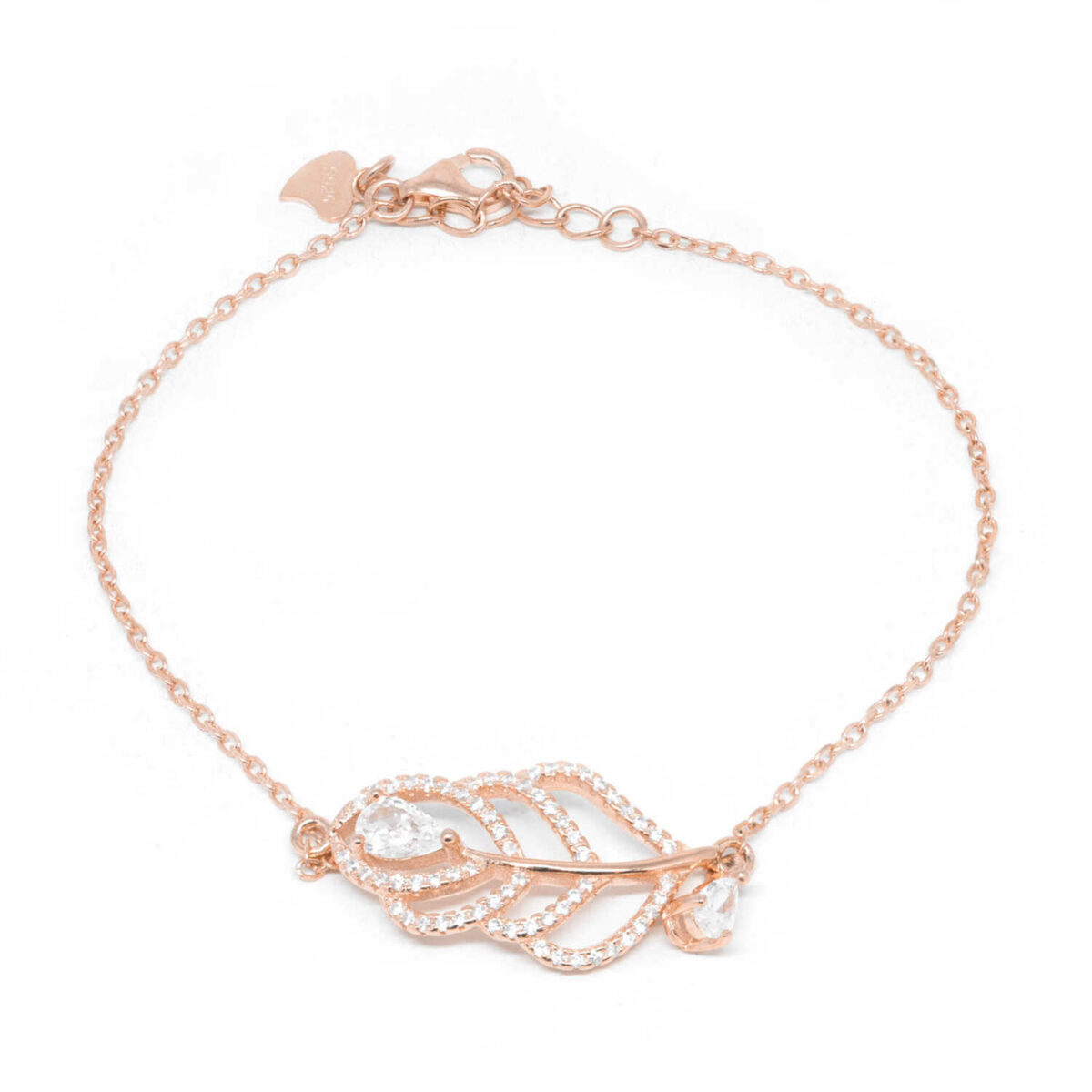 Βραχιόλι ασημένιο με ορυκτές πέτρες