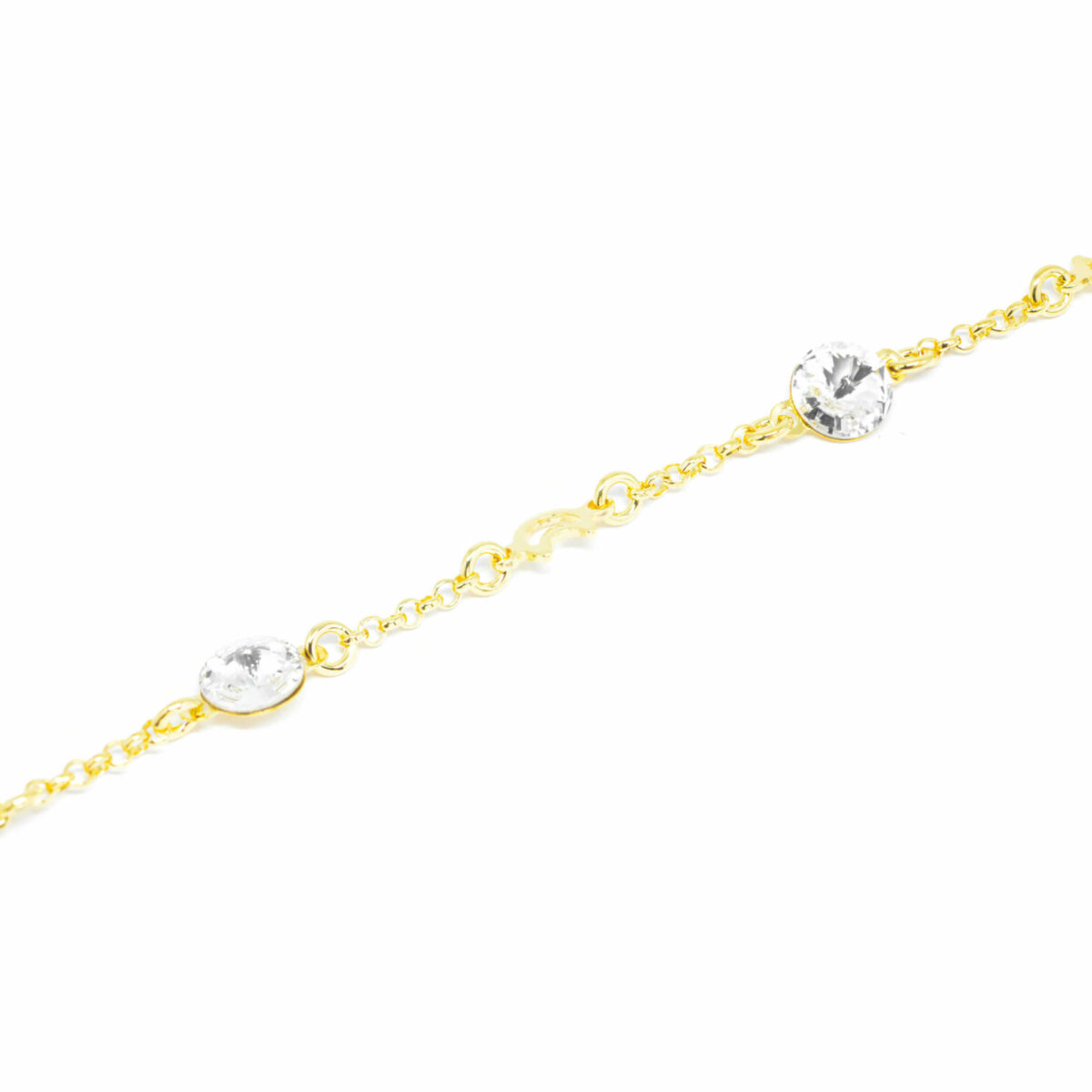 Βραχιόλι ασημένιο με ορυκτές πέτρες