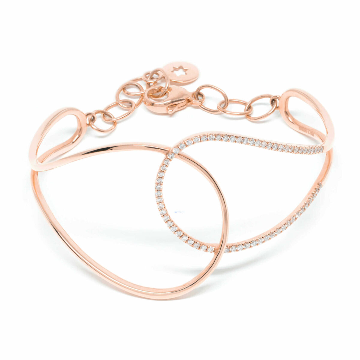 Βραχιόλι με πολύτιμες πέτρες K18