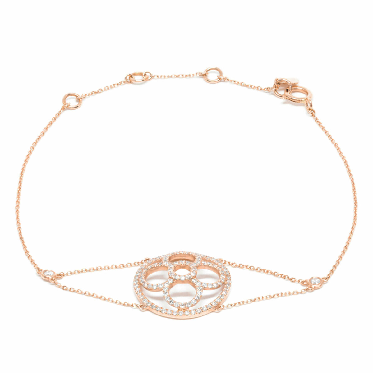 Βραχιόλι με πολύτιμες πέτρες K18