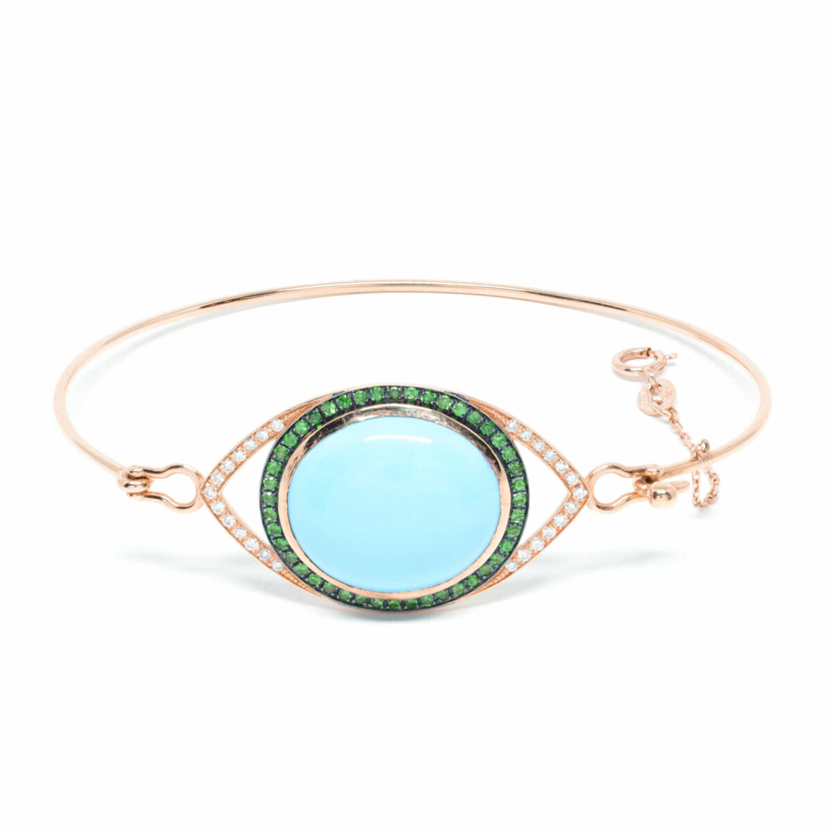 Βραχιόλι με πολύτιμες πέτρες K18