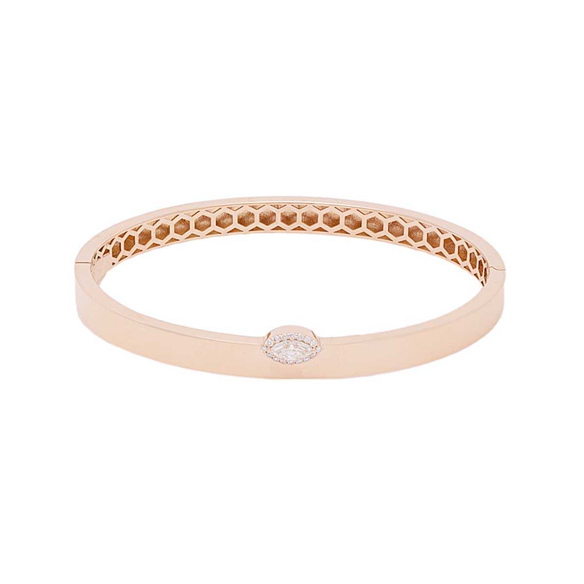 Βραχιόλι με διαμάντια και πολύτιμες πέτρες K18