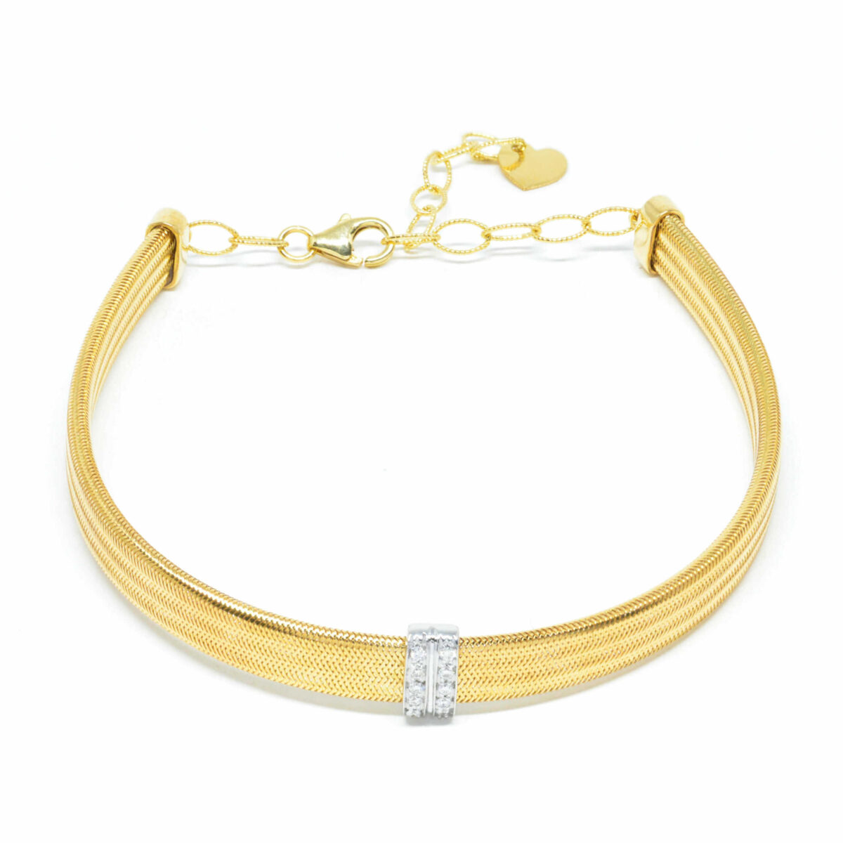 Βραχιόλι με πολύτιμες πέτρες K18