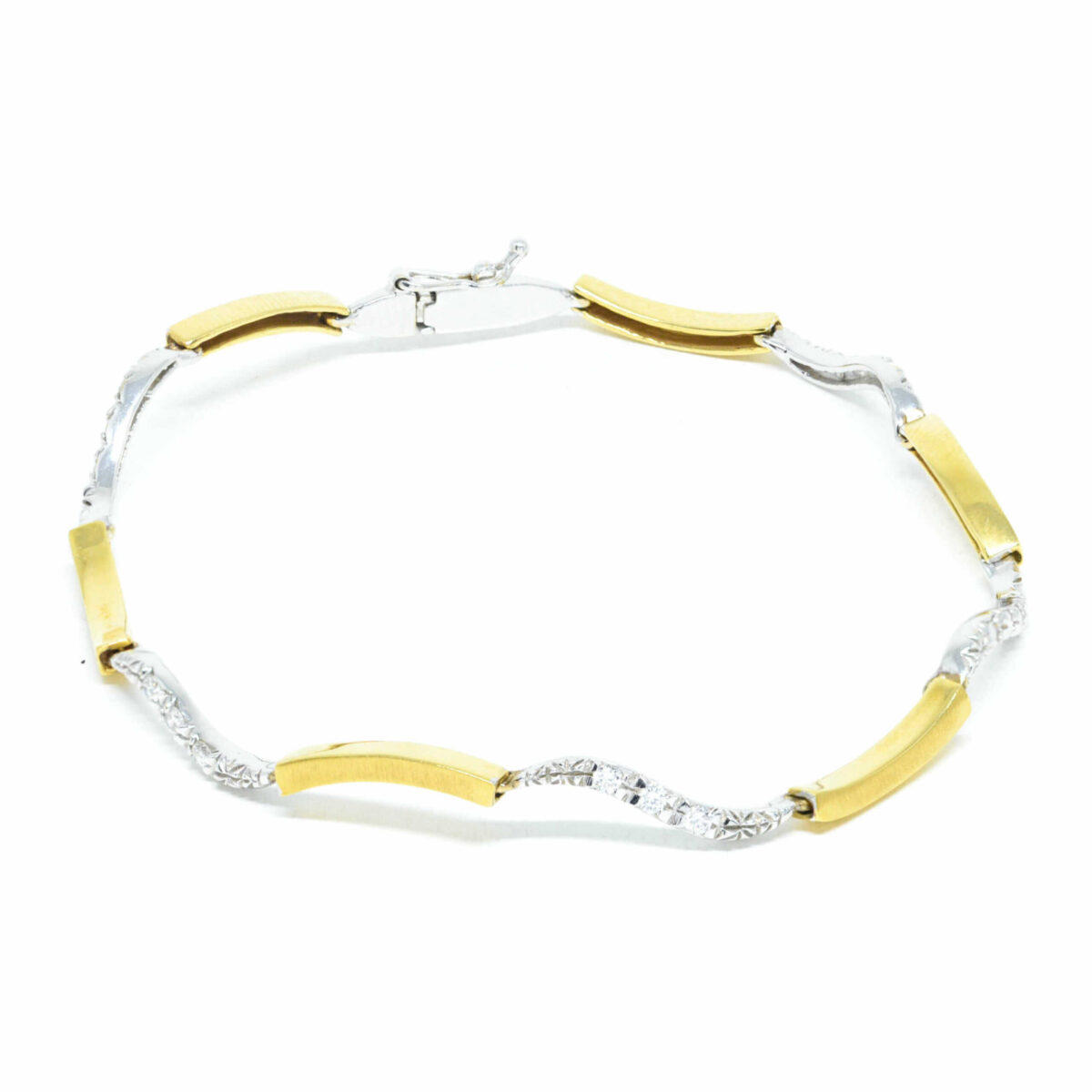 Βραχιόλι με πολύτιμες πέτρες K18