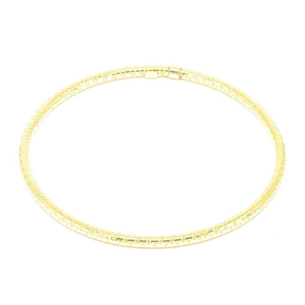 Βραχιόλι χειροπέδα από κίτρινο χρυσό 14k