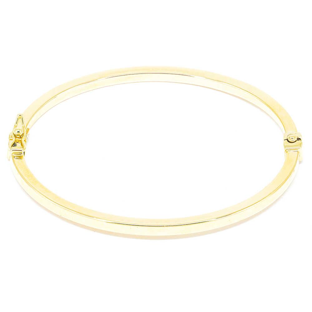 Βραχιόλι χειροπέδα από κίτρινο χρυσό 14k