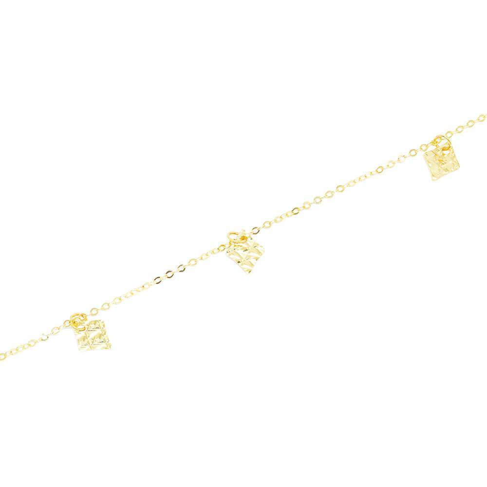 Βραχιόλι μοντέρνο από κίτρινο χρυσό 14k