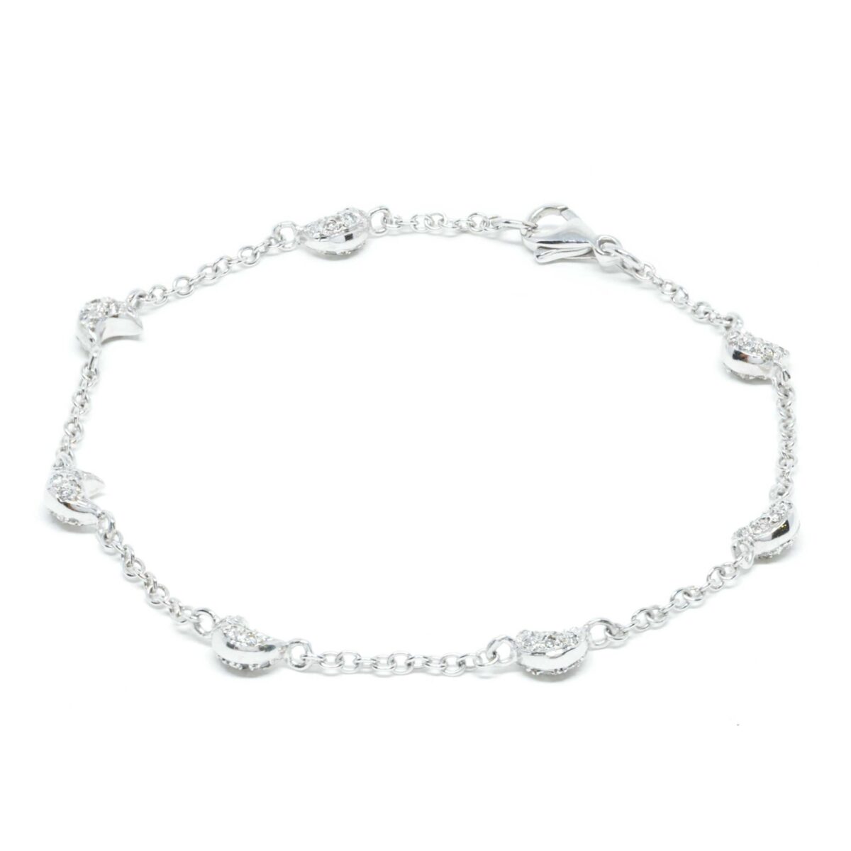 Βραχιόλι με πολύτιμες πέτρες K18