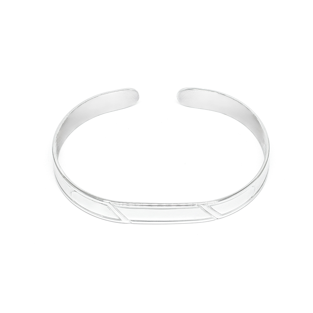 Βραχιόλι Ανδρικό Ασημένιο Χειροπέδα