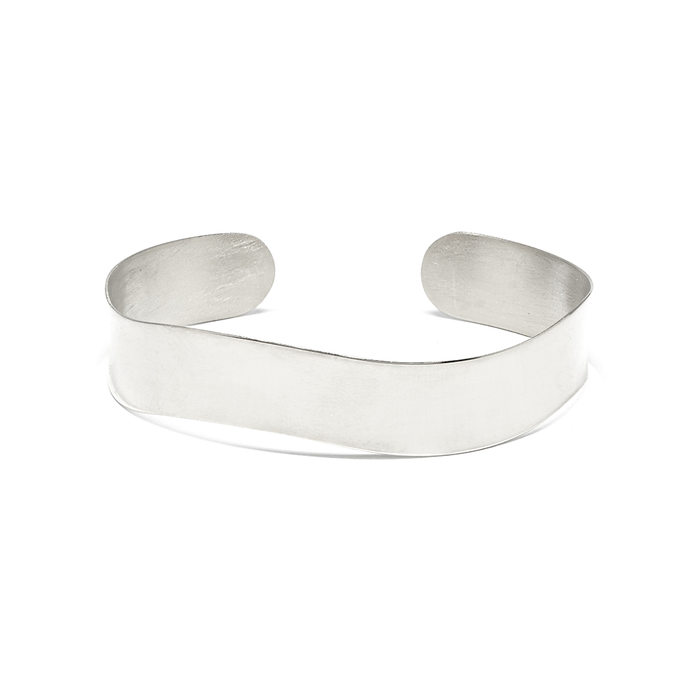 Bone Cuff Ασημένιο