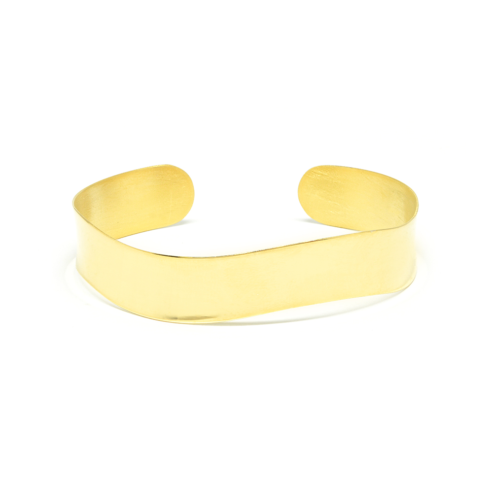 Bone Cuff Χρυσό