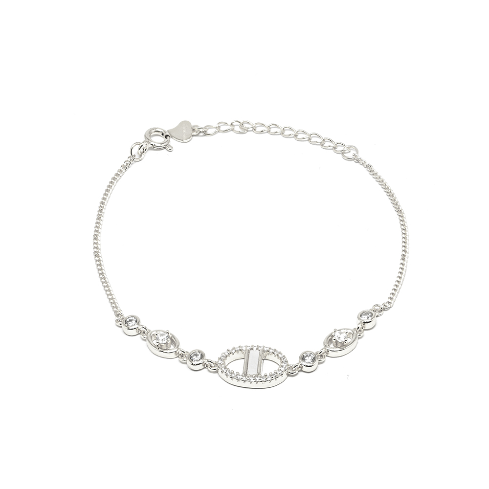 Βραχιόλι glam chic ασημένιο